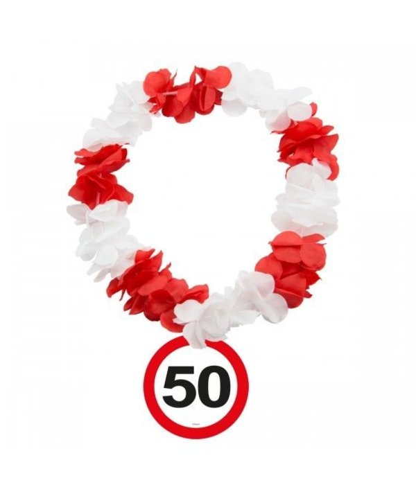 Hawaii krans verkeersbord 50