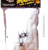 Spinneweb 50 gram met 3 spinnen