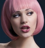 Professionele pruik kort pink Mia