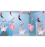 Decoratie spiraal it's a girl