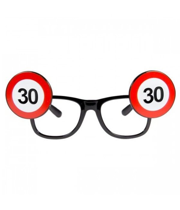 Bril verkeersbord 30 jaar