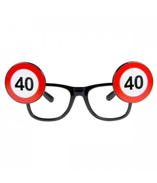 Bril verkeersbord 40 jaar