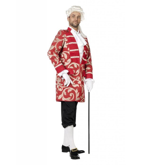 Piratenjas man ecru/rood