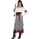 Pirate verkleedkleding dame lang