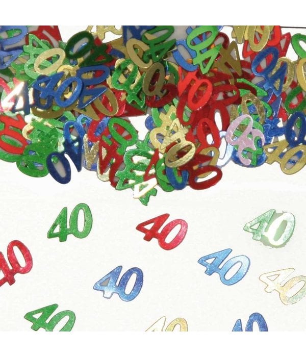 40 Jaar Tafeldecoratie / Sierconfetti