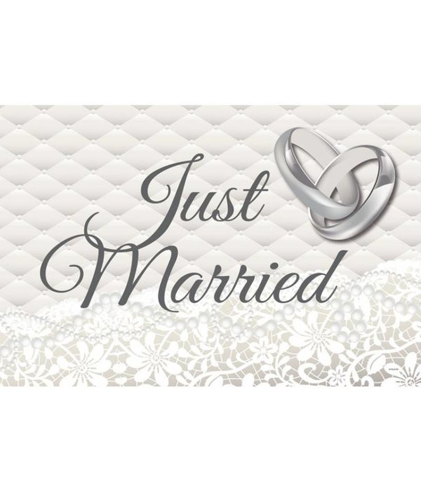 Just Married Bruiloft Autovlag