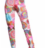 Hippy flower power broek dames