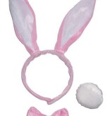 Bunny set roze/wit Babs