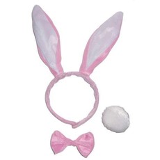 Bunny set roze/wit Babs