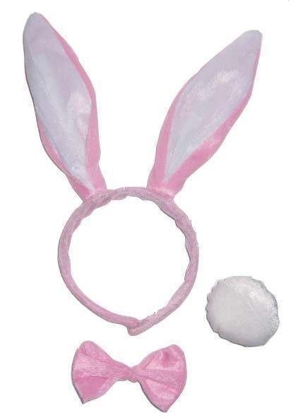 Bunny set roze-wit Babs