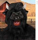 Masker Stier met pluche haar