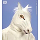 Masker wit paard met haar