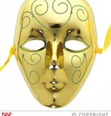 Masker goud met glitter