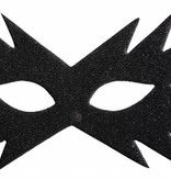 Oogmasker ster zwart
