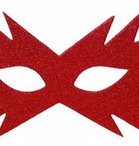 Oogmasker ster rood