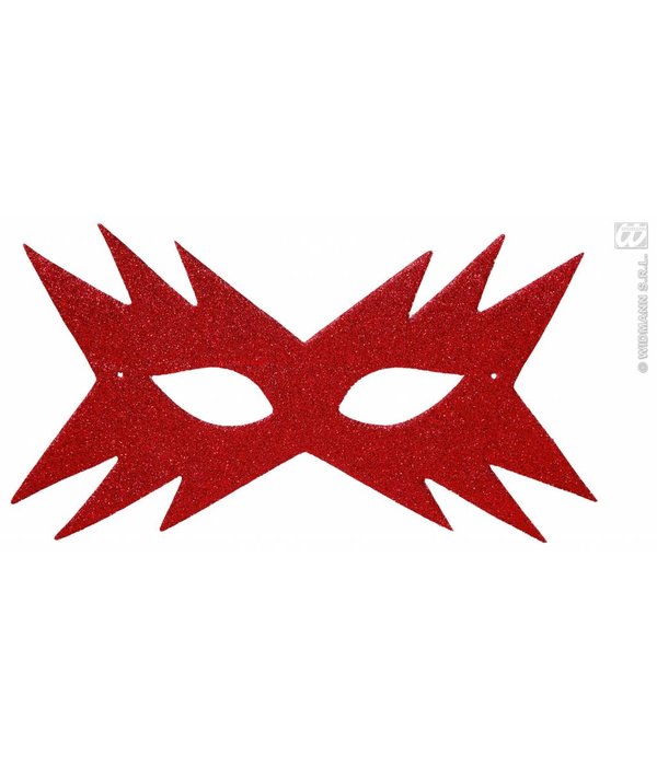Oogmasker ster rood