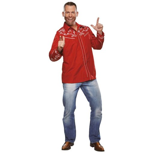 Country Toppers Blouse rood