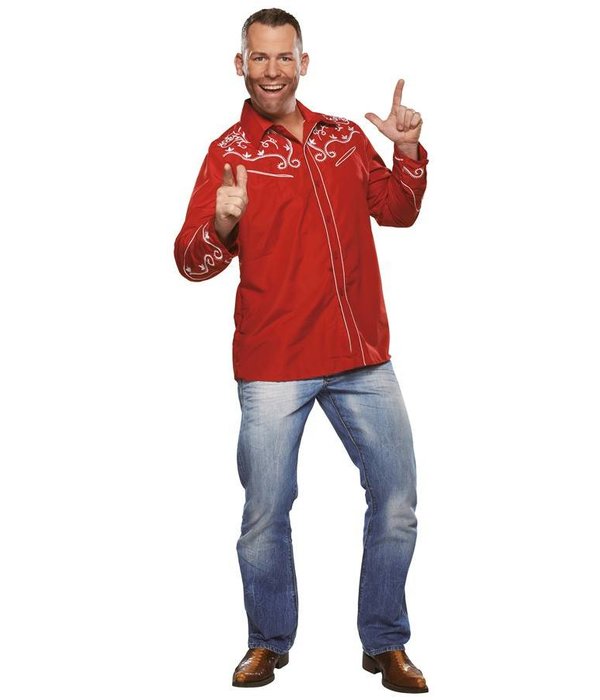 Country Toppers Blouse rood