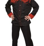 Country Toppers Blouse zwart