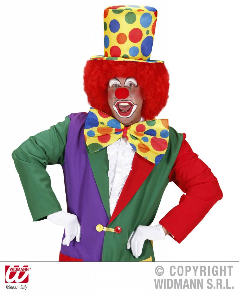 Clown strik groot Feestbazaar.nl