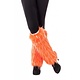 Beenwarmers pluche neon oranje