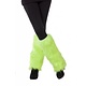 Beenwarmers pluche neon groen