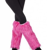 PLUCHE  beenwarmers neon pink