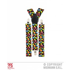 Bretels met gekleurde bollen