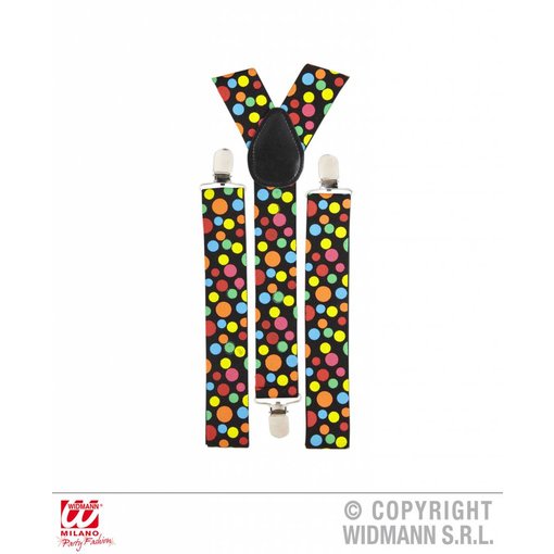 Bretels met gekleurde bollen