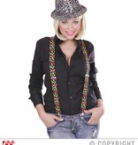 Bretels met gekleurde bollen