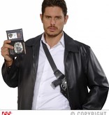 Zilveren politie badge