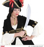 Ketting zwaard en oorringen goud