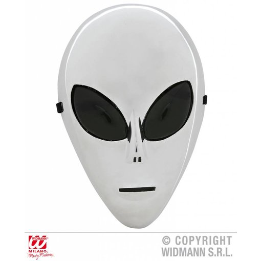 Masker Alien zilver
