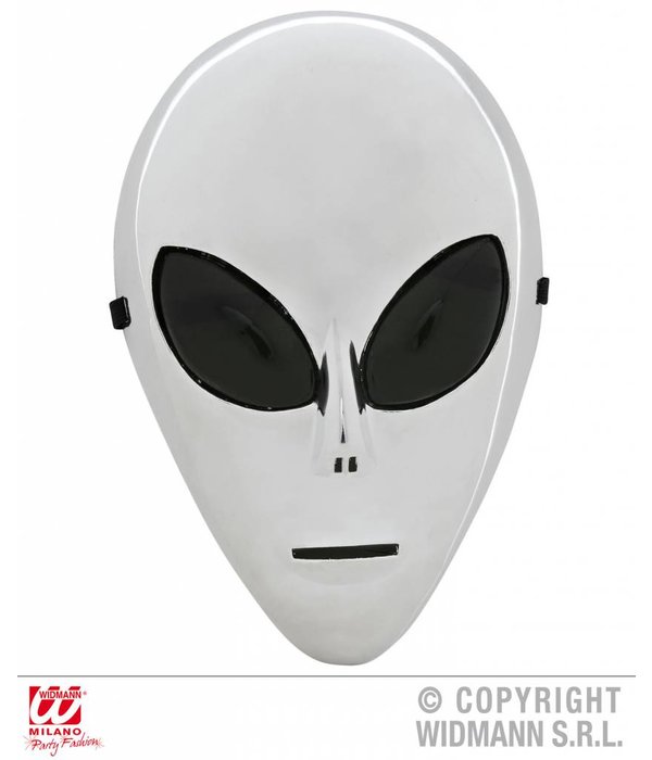 Masker Alien zilver