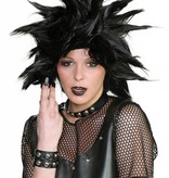 Pruik punker zwart
