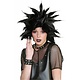 Pruik punker zwart