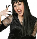 Pruik ponny deluxe zwart
