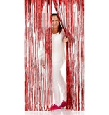 Deur deco gordijn rood