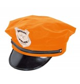 Politie pet neon oranje