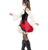 Glamour piratenkostuum vrouw