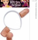 Piemel door hoofd haarband