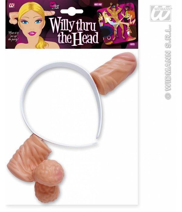 Piemel door hoofd haarband