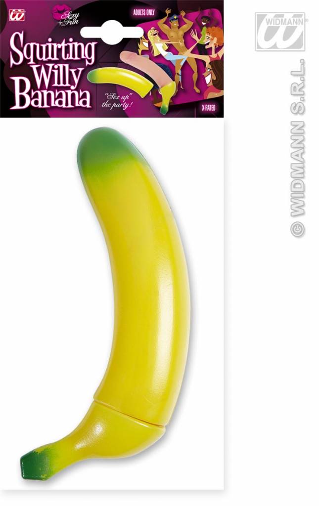 Spuitende piemel banaan afbeelding