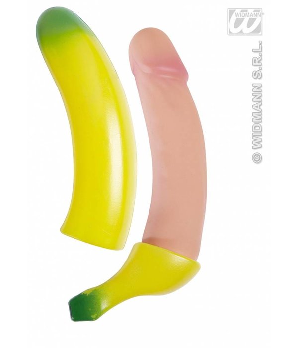 Spuitende piemel banaan