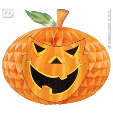 Neon jumbo decoratie pompoen 76cm