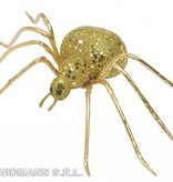 Glitter spin goud 6,5cm