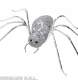 Glitter spin zilver 14,5cm