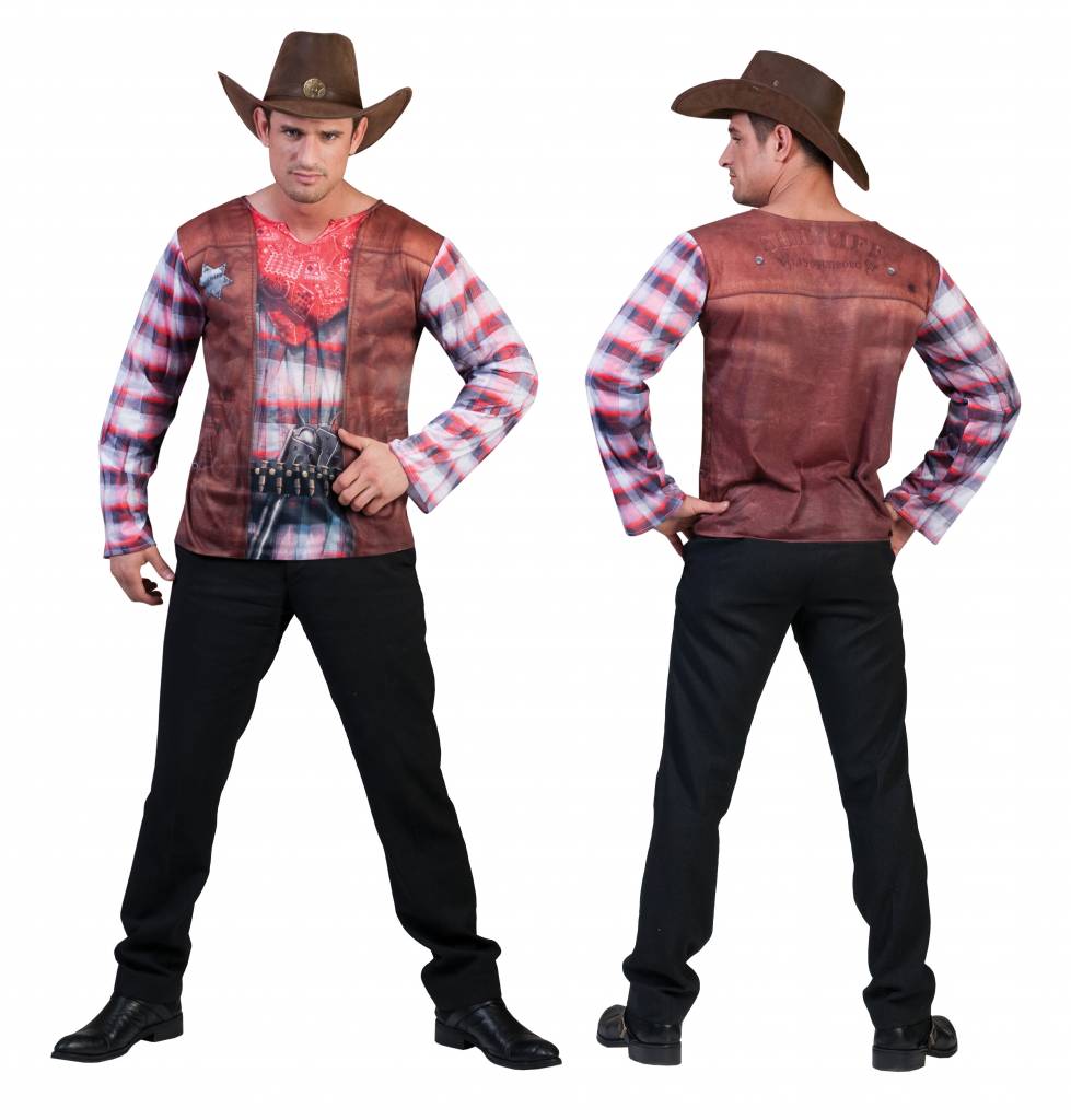 3D Cowboy Toppers shirt man afbeelding