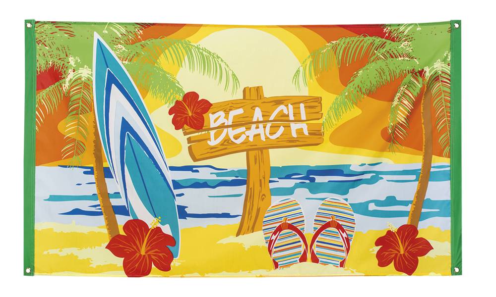 Hawaii beach vlag afbeelding