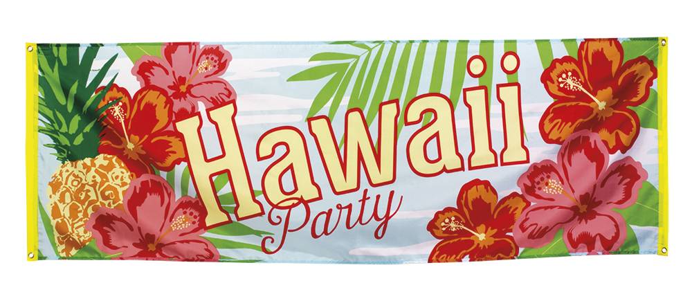 Hawaii party banner afbeelding